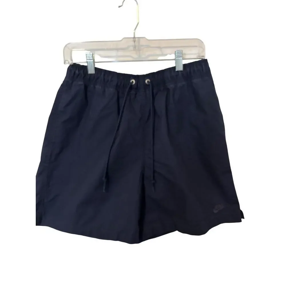 Nike Navy Blue Standard Fit Above Knee Length Athletic Shorts Men's‎ S NWT